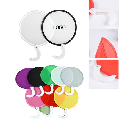 Portable Custom Collapsible Promotional Foldable Nylon Fan