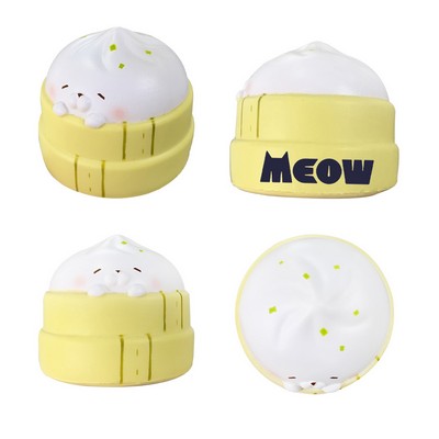 Steamed Stuffed Bun PU Stress Reliever Toy