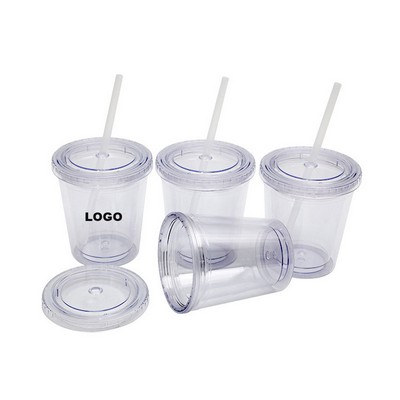 12 Oz Transparent Tumbler