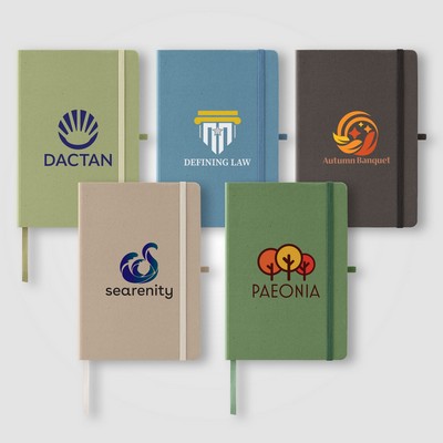 Terra Recycled Milk Carton Hard Cover Notebook - A5 - Full-Color Inkjet