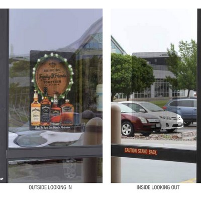 Vinyl Window Perf - 32"w x 48"h - Custom Print - 70/30% Perf