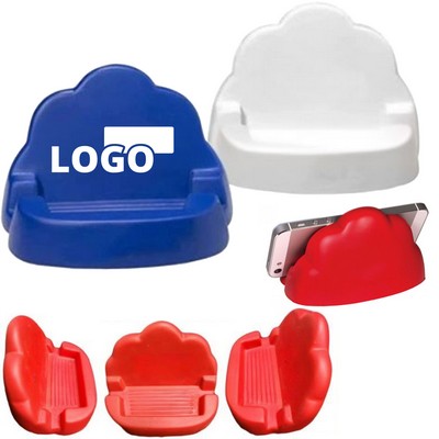 Pu Custom Imprinted Cloud Phone Stand Stress Relievers