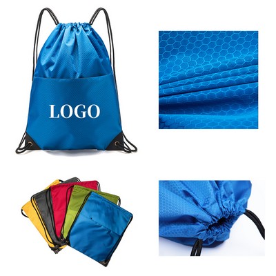 600D Waterproof Drawstring Backpack