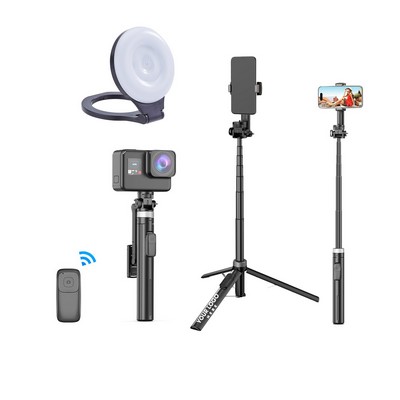Selfie Stick Tripod w/ Light