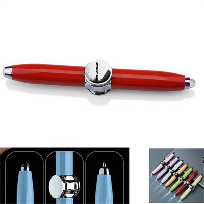 Spinner Ballpoint Pen with LED Light