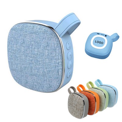 Portable Mini Bluetooth Wireless Fabric Speaker Rechargeable with Stereo Bass Sound