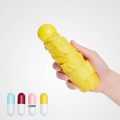 Lighweight Mini Capsule Umbrella