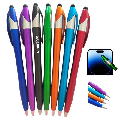 Ballpoint Pen With Stylus