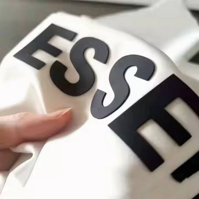 6" Silicone Sticker Label 2mm Thick Heat Transfer with Adhesive Backing