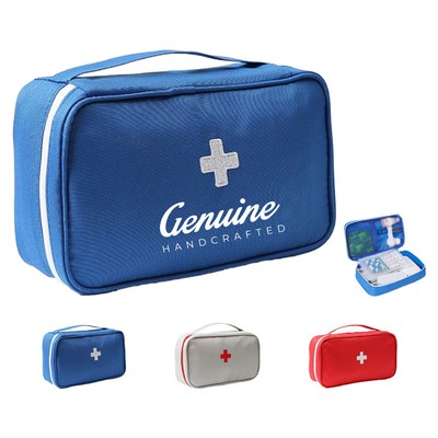 Multi-Compartment Daily Medicine First Aid Kit