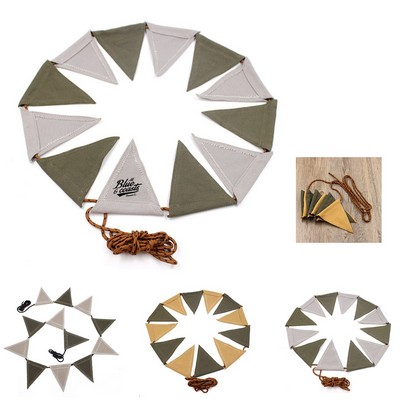 Canvas Pennant Flag