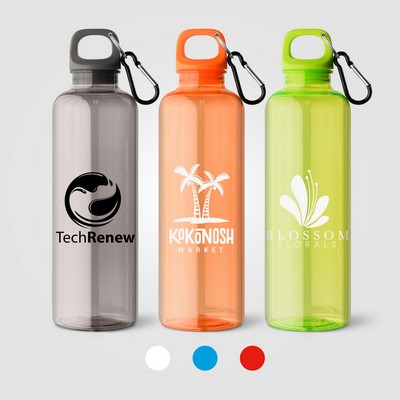 Doli rPET Carabiner Clip Screw-Top Bike Bottle - 25 oz. - Silkscreen