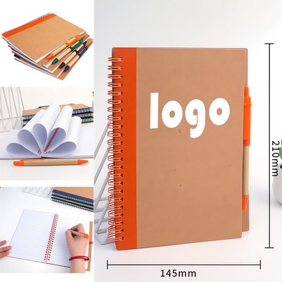 Eco Friendly Recycled Notebook With Pen Set
