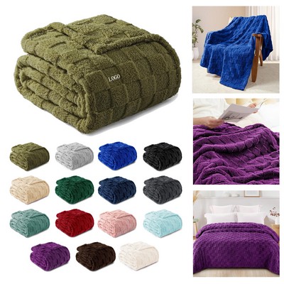 Cozy Plush Lightweight Throw Blanket
