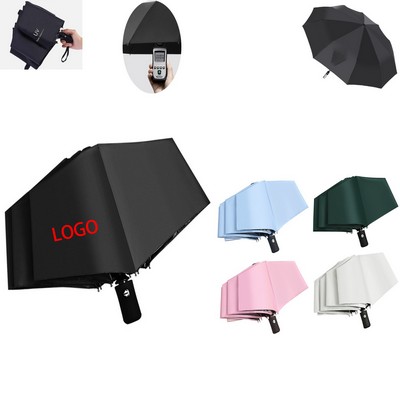 Auto-Fold Travel Umbrella