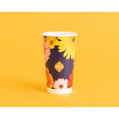 20 oz Double-Walled Branded Paper Cup