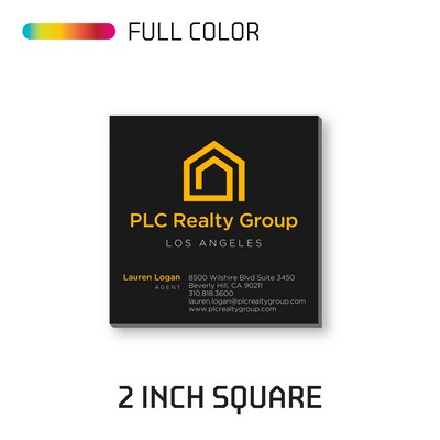 Square Corner Square Magnet (2")