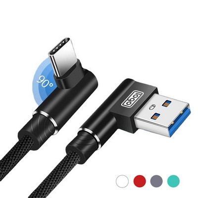 90 Degree Elbow Fast Charging Cable