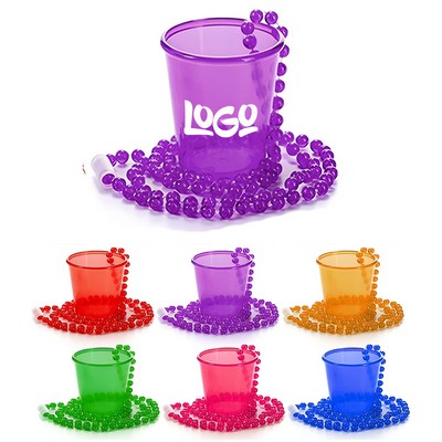 Beaded chain cup