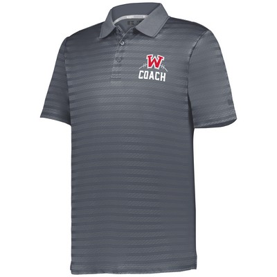 Russell Sideline Striped Polo Shirt