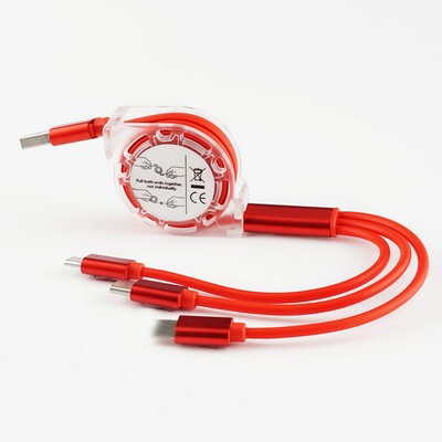 Retractable USB Charging Cable