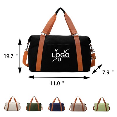 Zippered Travel Tote Bags