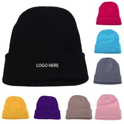 Pullover Warm Knitted Hat