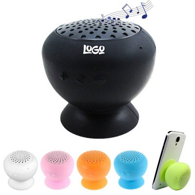 Mini Wireless Mushroom Suction Speaker