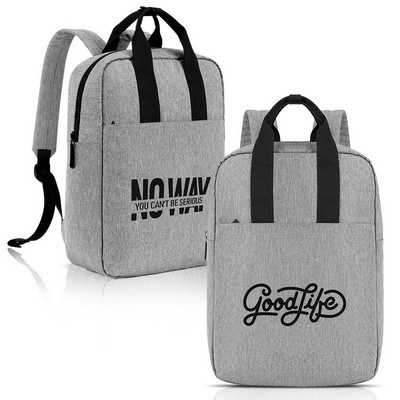Convertible Oxford Laptop Backpack
