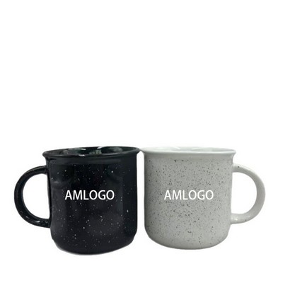 Speckled Ceramic Campfire Mug Outdoor Enthusiasts