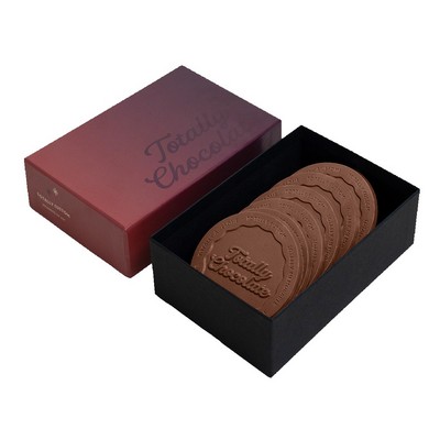 Decadent 6-Piece Chocolate Cookie Gift Set with Classic Custom Packaging