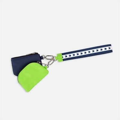 Double Pouch Wristlet