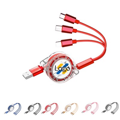 Retractable Phone Charging Cable