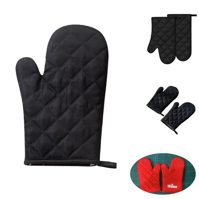 Heat Resistant Kitchen Oven Mitts Gloves