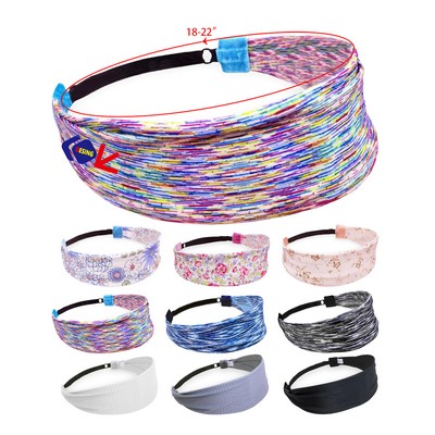 Adjustable Non Slip Sports Elastic Mesh Headband