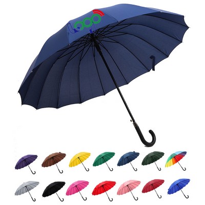 16 Ribs Automatic Open Large Umbrella