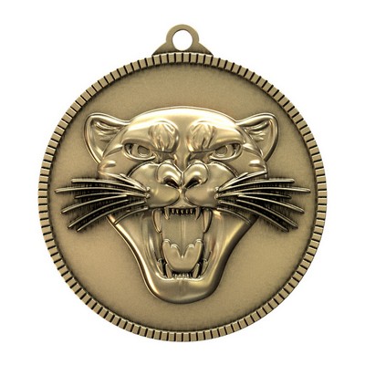 Antique Panther Classic Legacy Medallion (2")