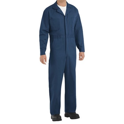 Red Kap Men's Tall Button-Front Cotton Coverall - CC16T