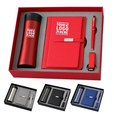 4-in-1 Keychain USB Business Gift Set