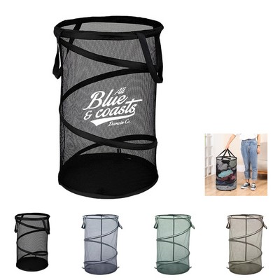 Collapsible Mesh Laundry Basket