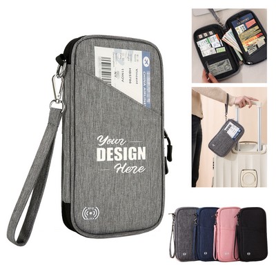 Security Travel Ticket Wallet Organizer