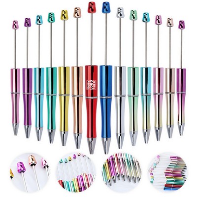 Personalized Metallic Bead Ballpoint Pen
