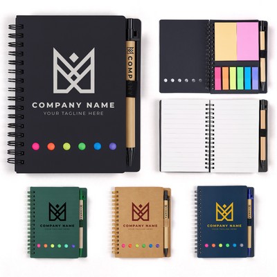 Eco Notebook Jotter With Matching Pen