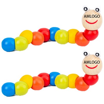 Wooden Caterpillar Toy