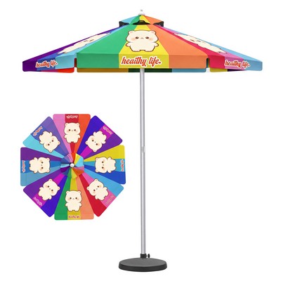 9' Heavy Duty Commercial 8 Panel Market Umbrella