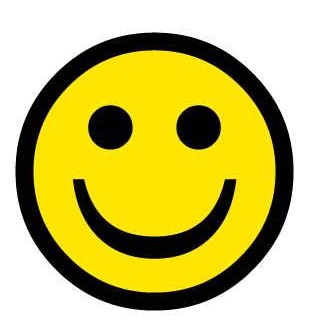 Smiley Face Maxi Magnet (6")