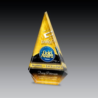 8" AcryliPrint® HD Triangle Award