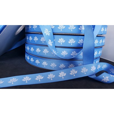 Woven Edge Grosgrain Double Faced Ribbon w/Hot Stamp (7/8" x 100 Yard Roll)