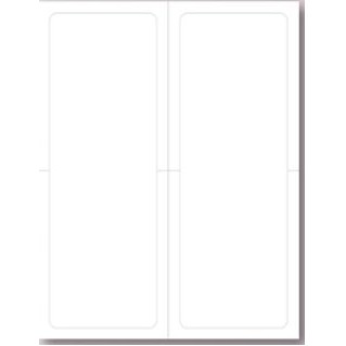 Paper-Bak™ Blank Laser Forms™ (2 Up 4¼"x11")