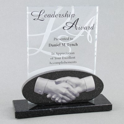 Félicitation 1 Award (6"x 6-1/2"x 2")